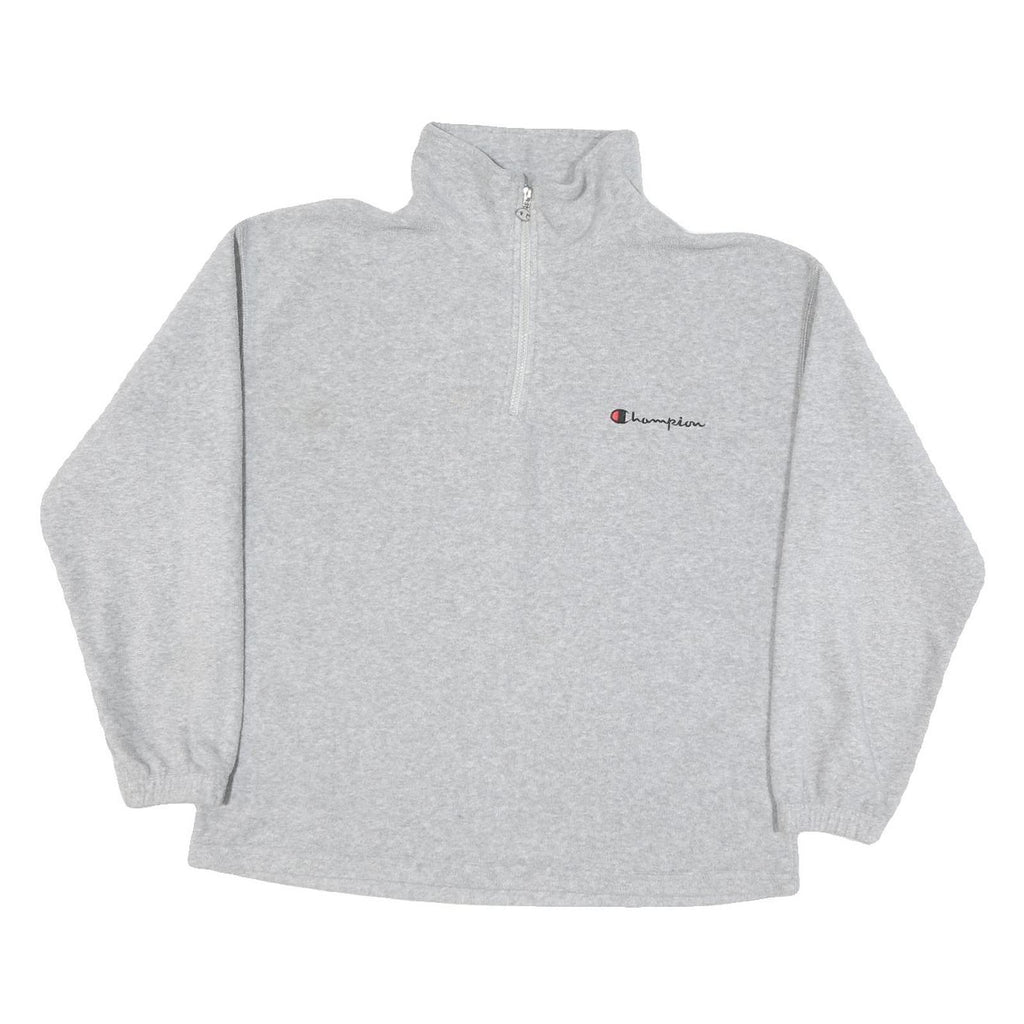 CHAMPION Mens Grey Pullover Cotton Blend Jumper Crew Neck M Casual Style