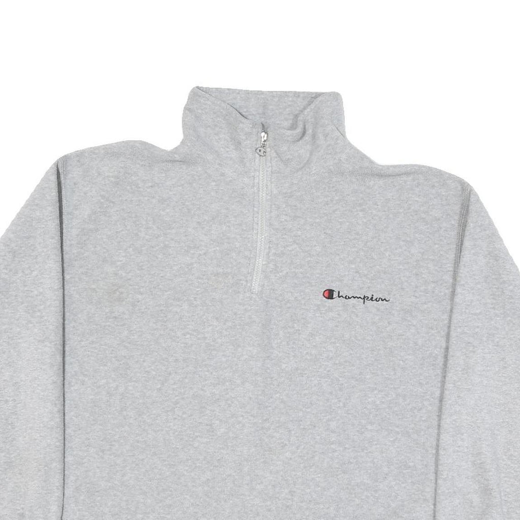 CHAMPION Mens Grey Pullover Cotton Blend Jumper Crew Neck M Casual Style