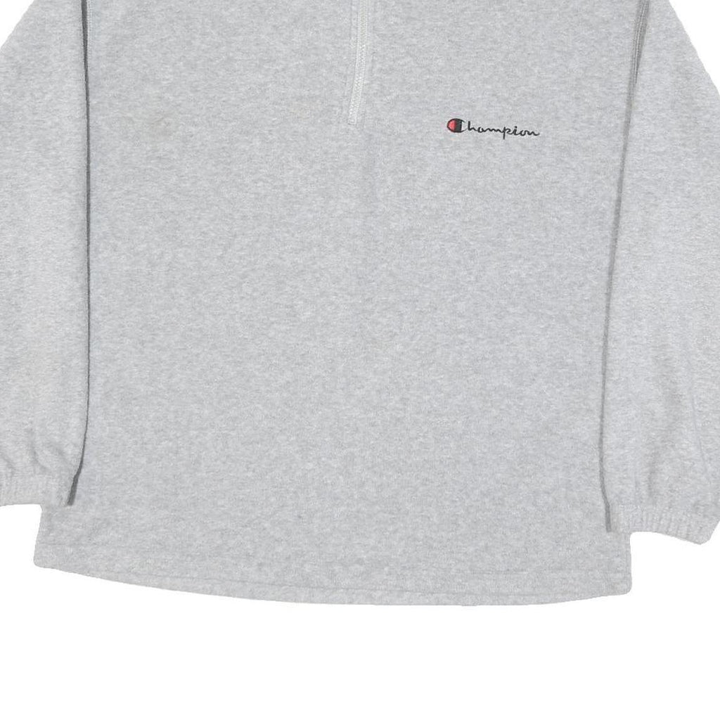 CHAMPION Mens Grey Pullover Cotton Blend Jumper Crew Neck M Casual Style