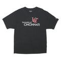 CHAMPION Mens Black University Of Cincinnati Graphic T-Shirt XL Short Sleeve