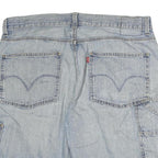 LEVI'S Mens Denim Blue Carpenter Casual Shorts XL W40 Functional Pockets