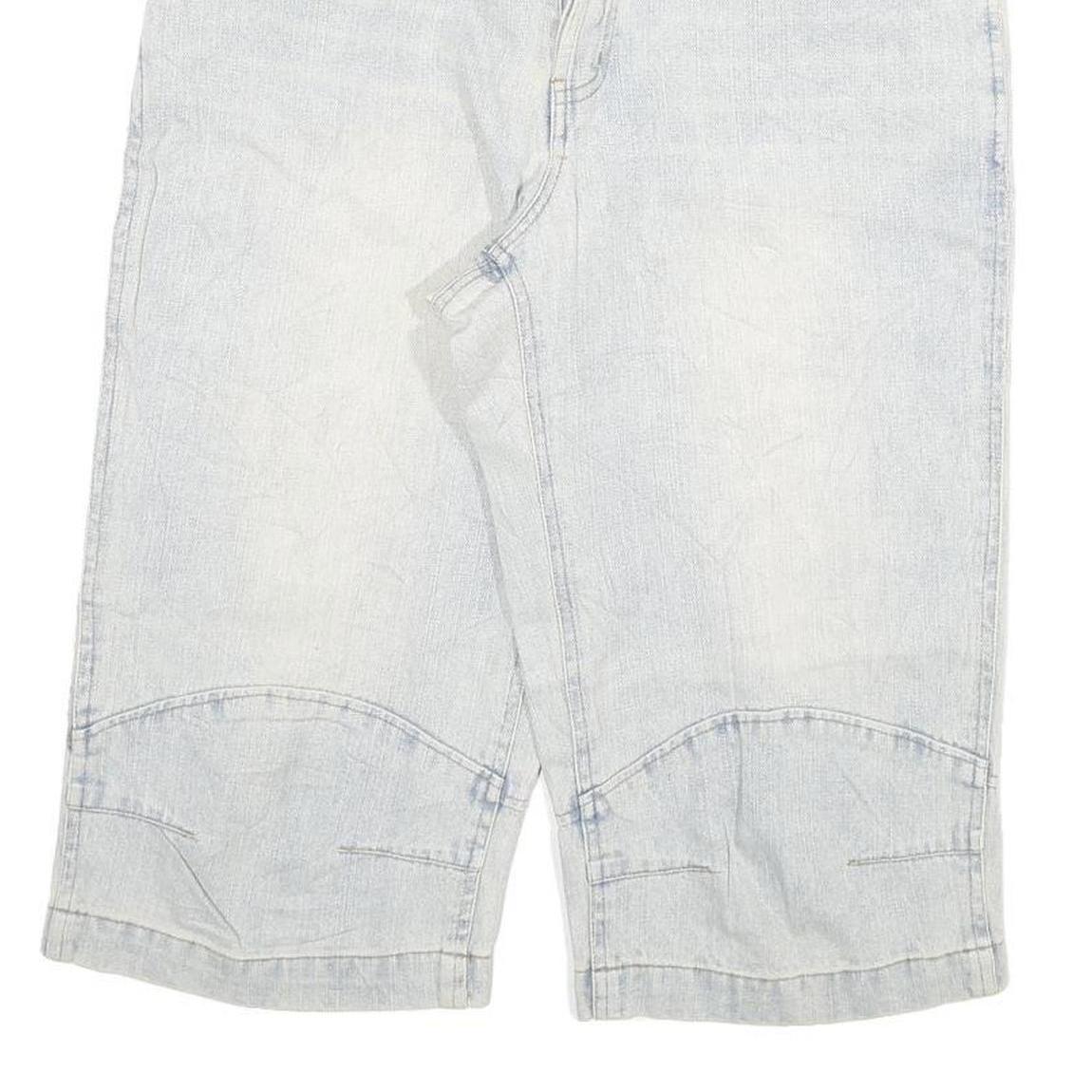 COYOTE Mens Shorts Blue Casual L W30 Cotton Blend Button Closure