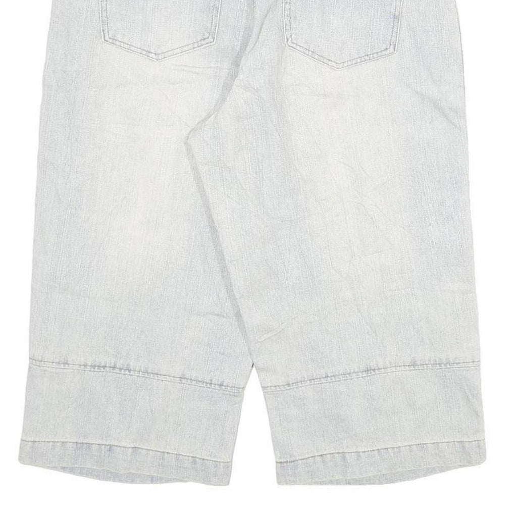 COYOTE Mens Shorts Blue Casual L W30 Cotton Blend Button Closure