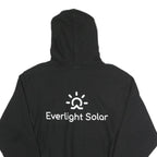 CHAMPION REVERSE WEAVE Mens Black Everlight Solar Logo Hoodie M Cotton Blend