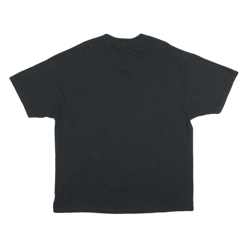 ALSTYLE Mens Black 05 American League Champions Graphic T-Shirt 2XL Crew Neck