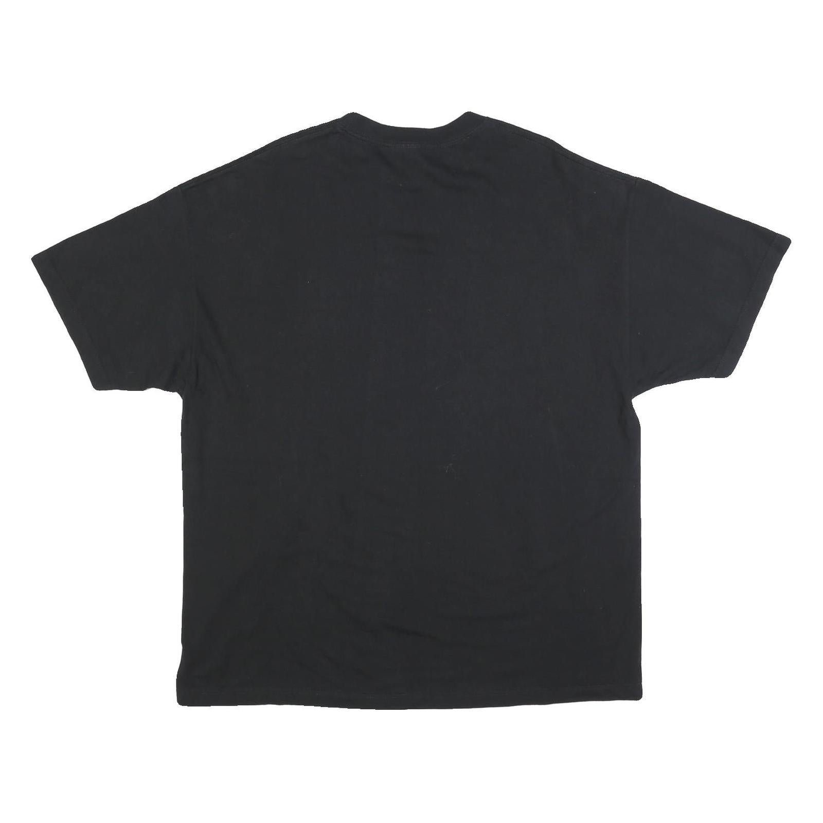 ALSTYLE Mens Black 05 American League Champions Graphic T-Shirt 2XL Crew Neck