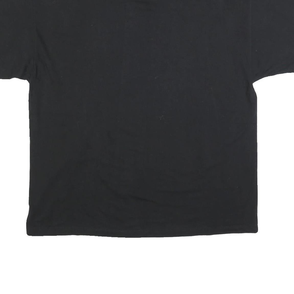 ALSTYLE Mens Black 05 American League Champions Graphic T-Shirt 2XL Crew Neck