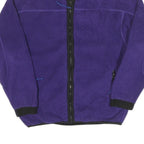 REI Womens Purple Jacket S Polyester Blend Fleece Zip Outdoor Lightweight Warm
