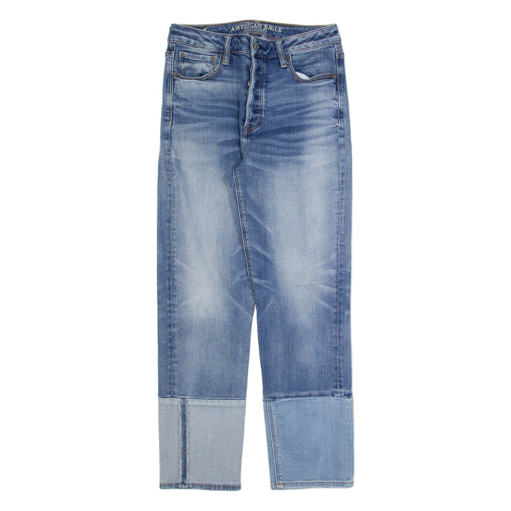 AMERICAN EAGLE Womens Jeans Blue Slim Tapered Stone Wash W28 L27