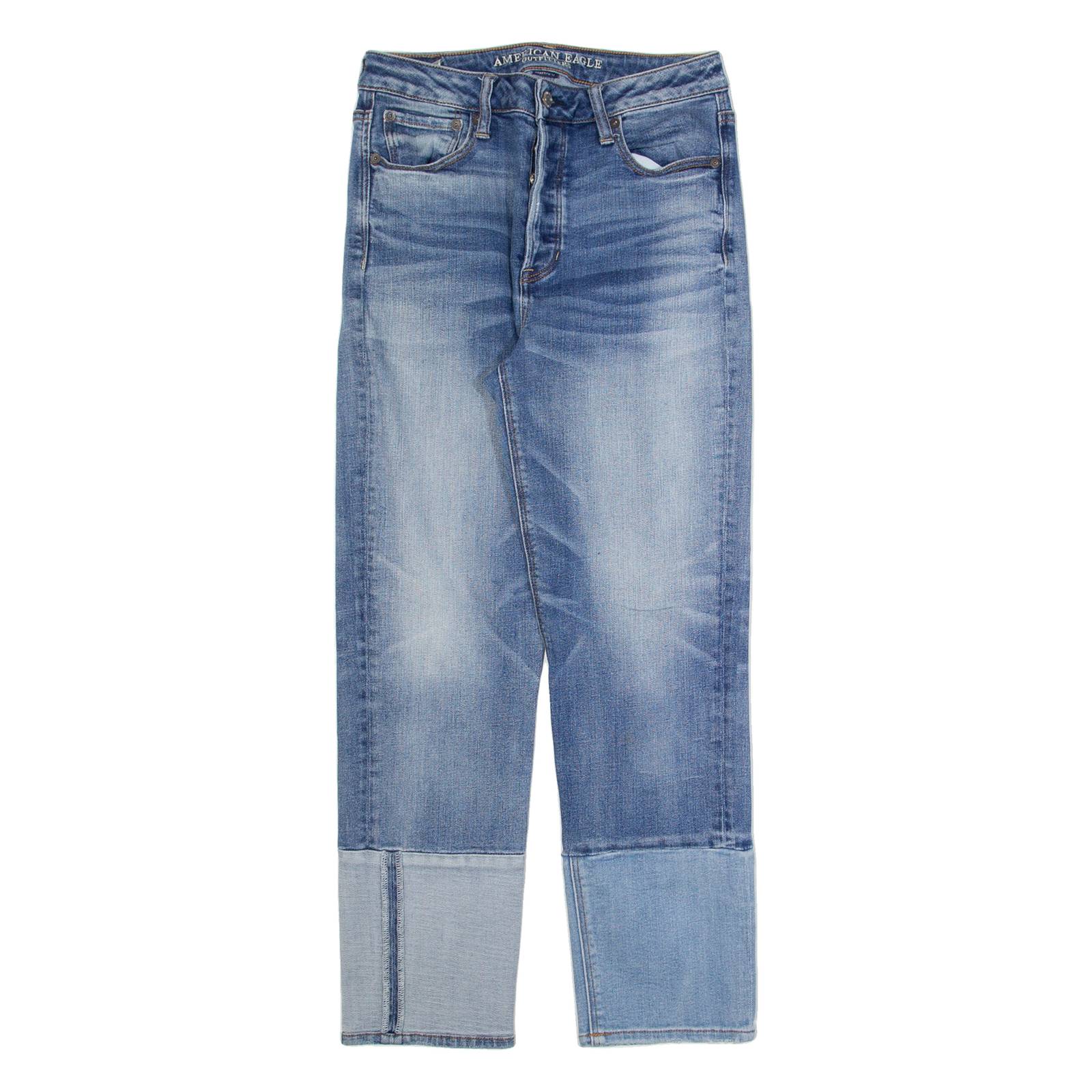 AMERICAN EAGLE Womens Jeans Blue Slim Tapered Stone Wash W28 L27