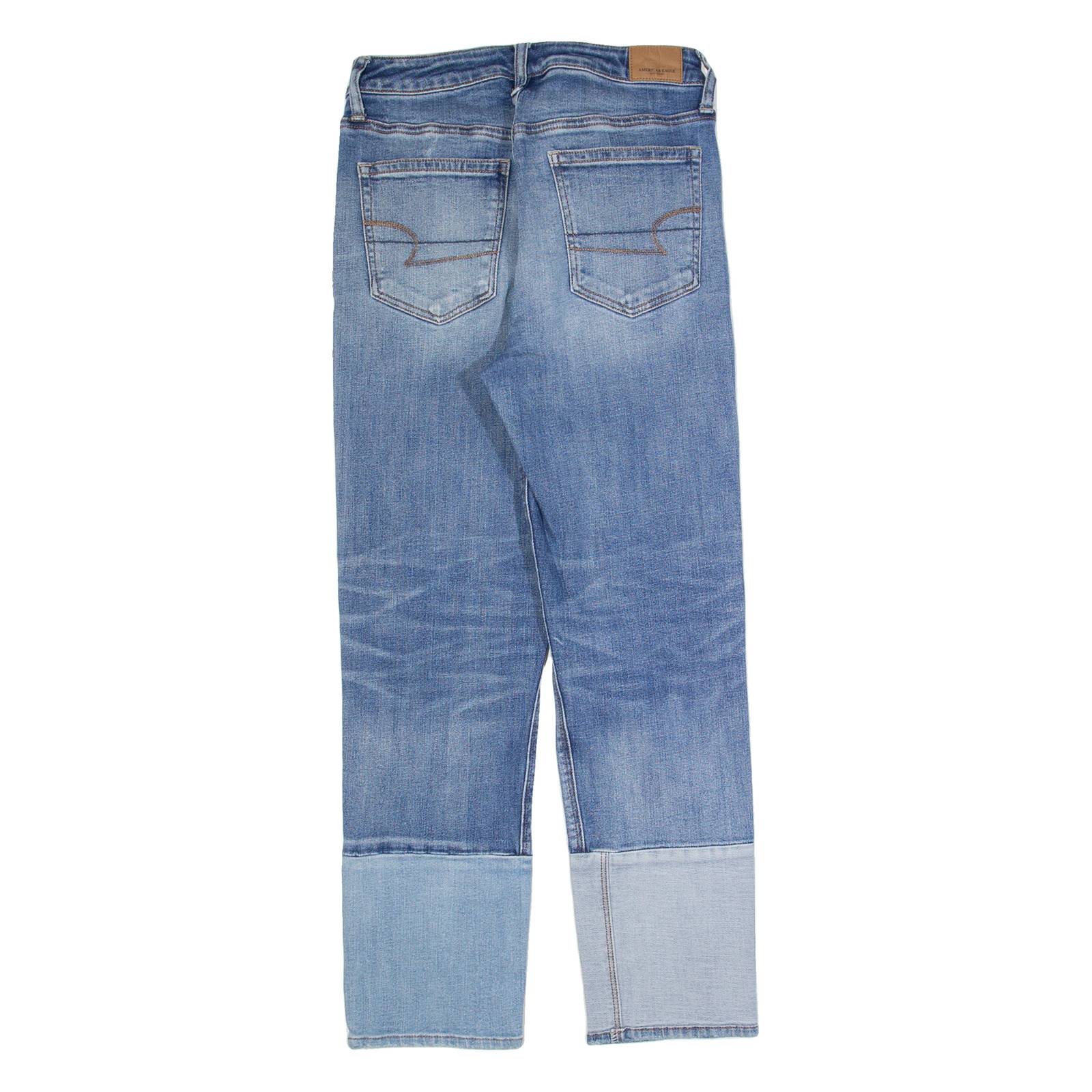 AMERICAN EAGLE Womens Jeans Blue Slim Tapered Stone Wash W28 L27