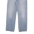 CARHARTT Mens Regular Fit Light Blue Denim Jeans W33 L29 Button Closure