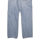 CARHARTT Mens Regular Fit Light Blue Denim Jeans W33 L29 Button Closure