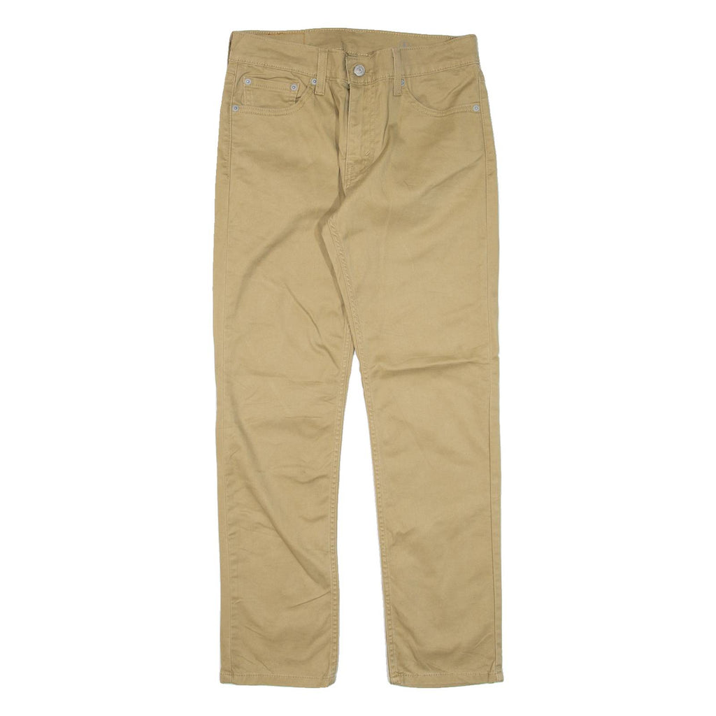LEVI'S 511 Mens Trousers Beige Slim Straight W30 L27