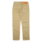 LEVI'S 511 Mens Trousers Beige Slim Straight W30 L27