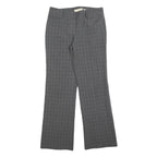 MICHAEL KORS Womens Polyester Blend Grey Regular Straight Trousers W30 L32