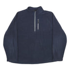 STARTER Mens Navy Blue Plain Jumper Crew Neck Basic Knit XL Pullover Casual