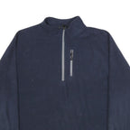 STARTER Mens Navy Blue Plain Jumper Crew Neck Basic Knit XL Pullover Casual