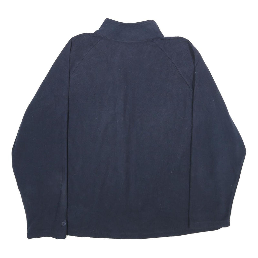 STARTER Mens Navy Blue Plain Jumper Crew Neck Basic Knit XL Pullover Casual