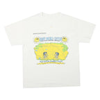 Mens White Helmet Double Century Cotton Blend Graphic T-Shirt M Short Sleeve