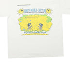 Mens White Helmet Double Century Cotton Blend Graphic T-Shirt M Short Sleeve