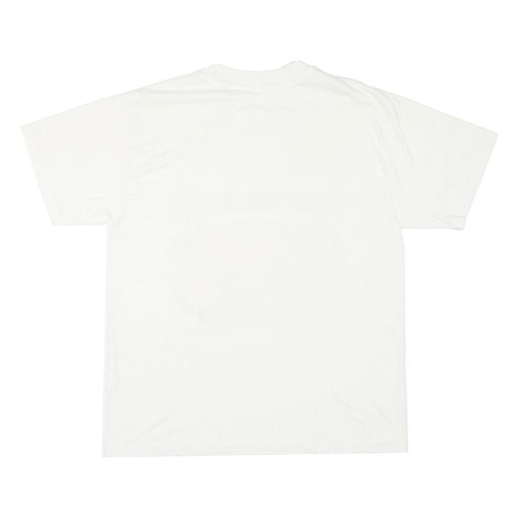 Mens White Helmet Double Century Cotton Blend Graphic T-Shirt M Short Sleeve