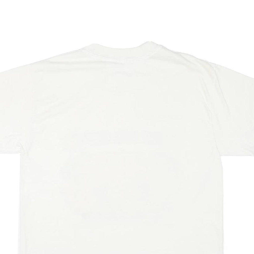 Mens White Helmet Double Century Cotton Blend Graphic T-Shirt M Short Sleeve