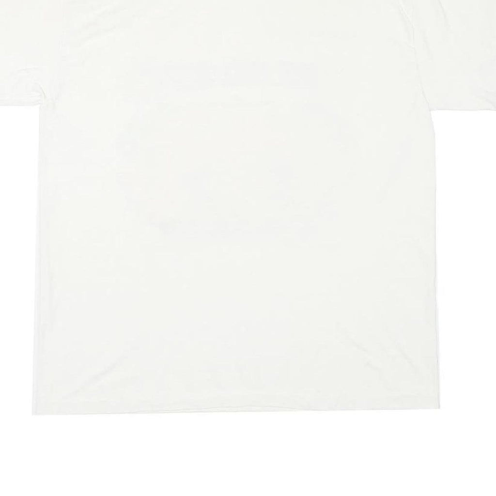 Mens White Helmet Double Century Cotton Blend Graphic T-Shirt M Short Sleeve