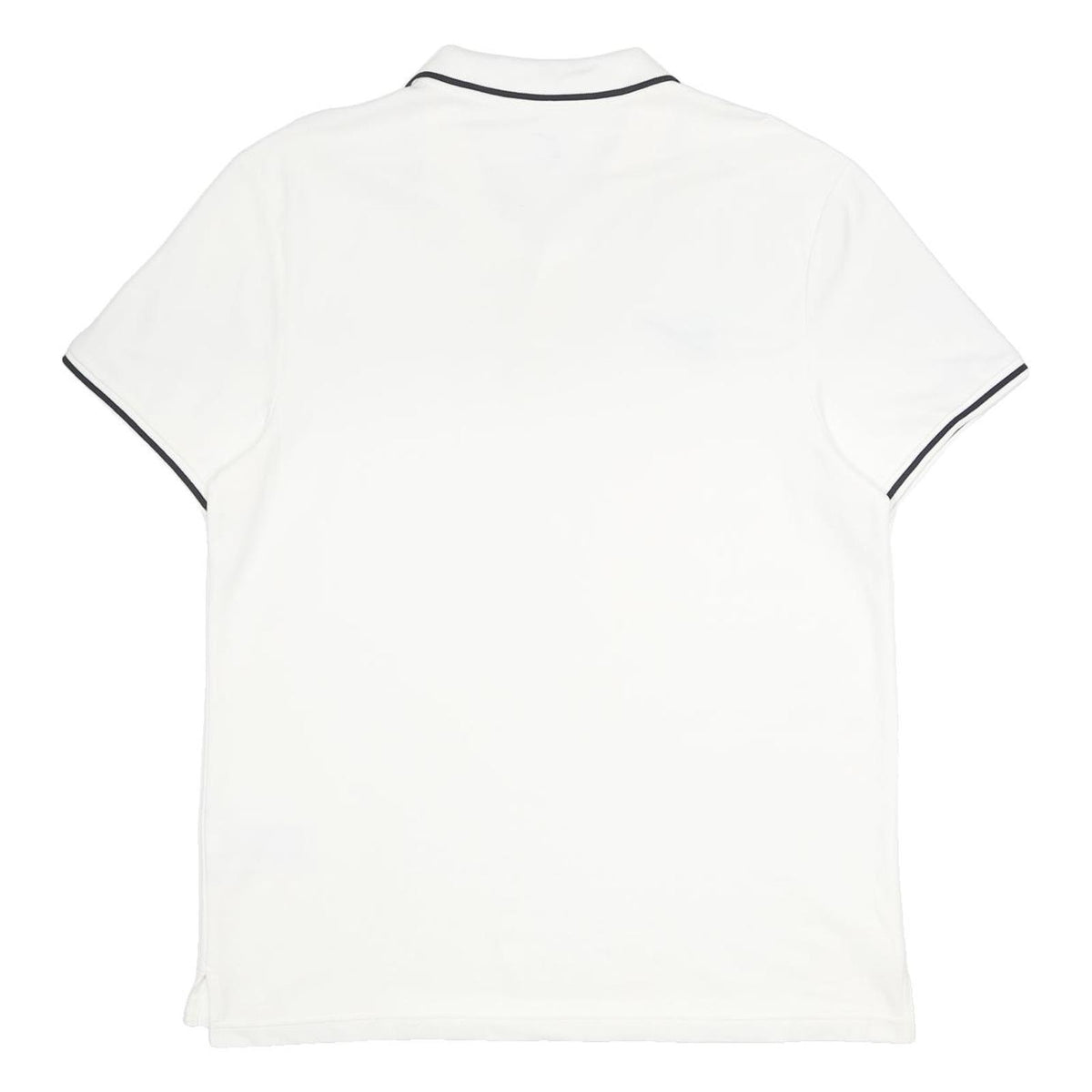 NIKE Mens White Black Trim Cotton Polo Shirt XL Classic Fit Sportswear