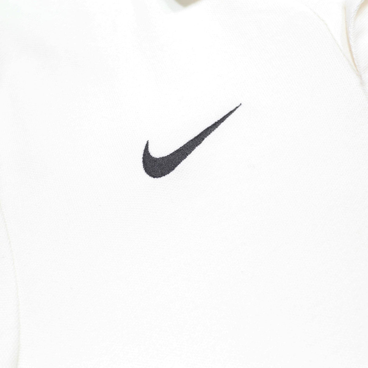 NIKE Mens White Black Trim Cotton Polo Shirt XL Classic Fit Sportswear