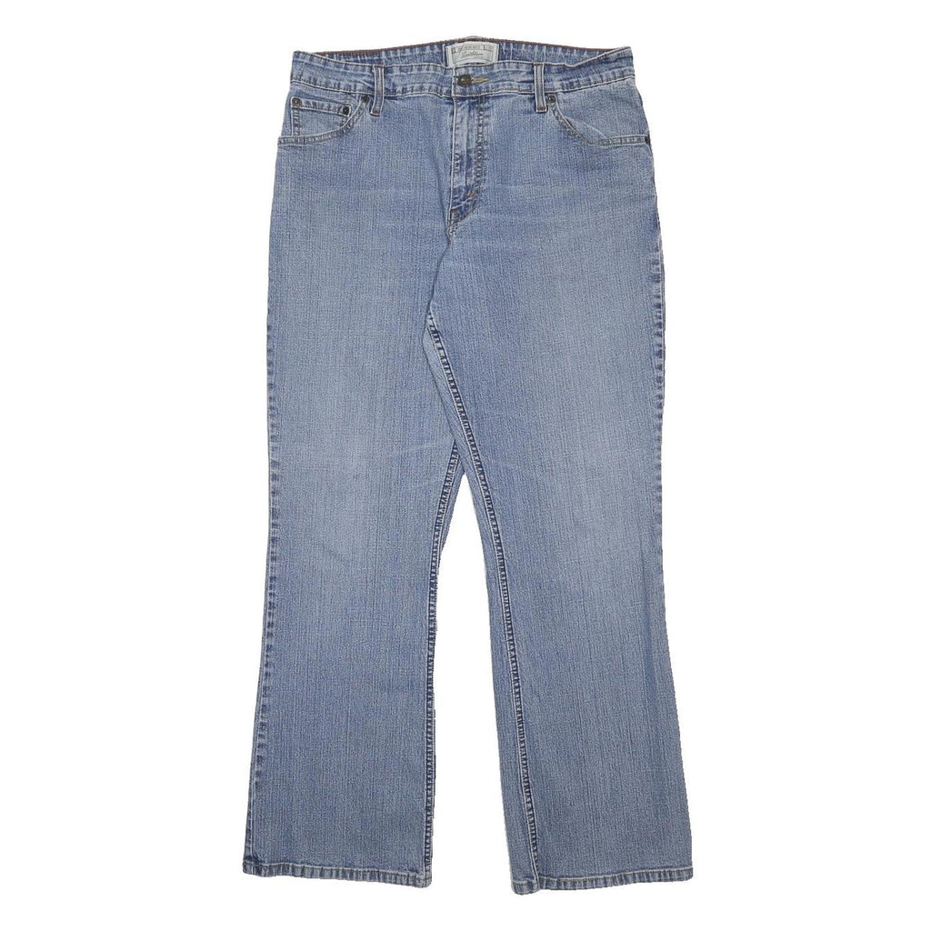 LEVI'S Signature Womens Blue Relaxed Straight Denim Cotton Blend Medium W32 L31