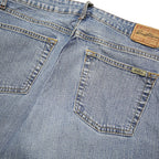 LEVI'S Signature Womens Blue Relaxed Straight Denim Cotton Blend Medium W32 L31