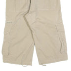MARLBORO Mens Shorts Beige Cargo M W31 Utility Pockets Cotton Blend