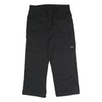DICKIES Mens Polyester Blend Black Regular Straight Trousers W36 L29 Workwear