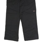 DICKIES Mens Polyester Blend Black Regular Straight Trousers W36 L29 Workwear