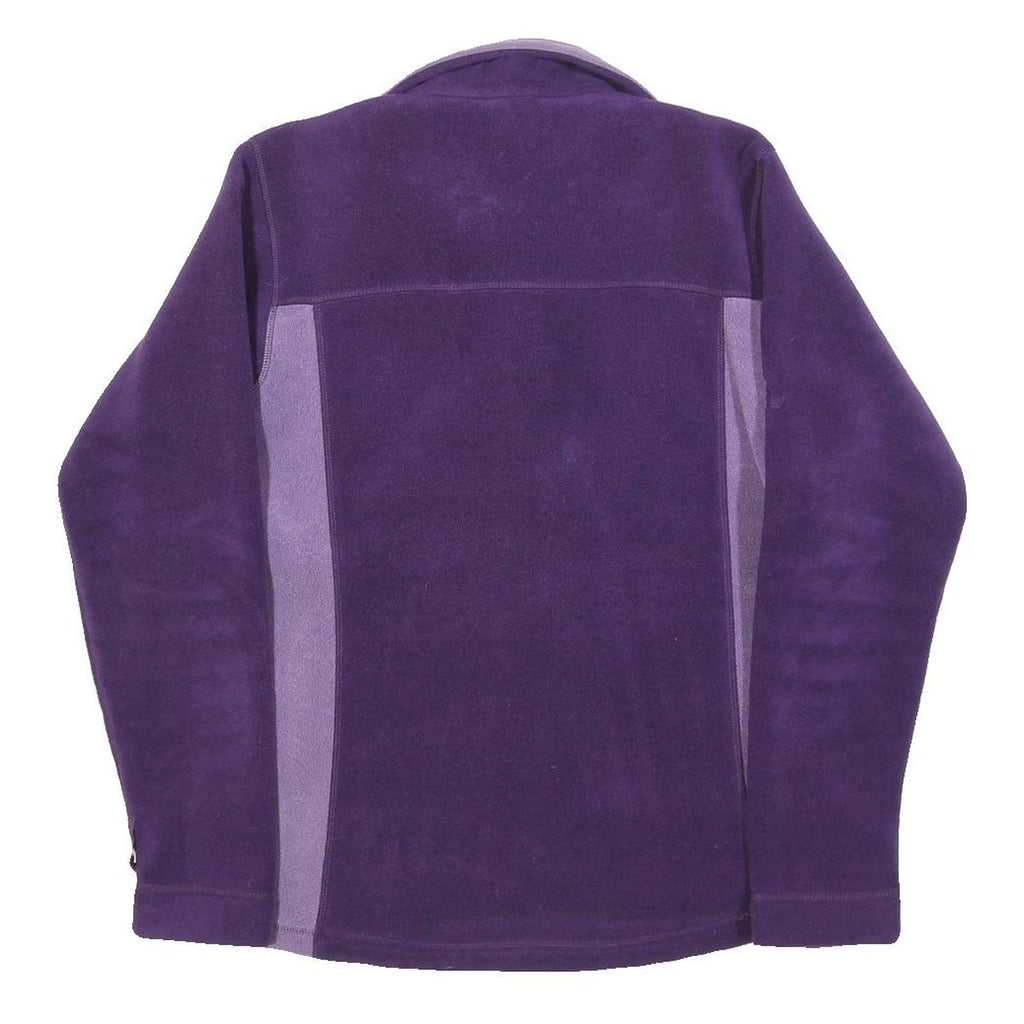 BERGHAUS Womens Purple & Lavender Fleece Jacket M Polyester Zip Outdoor Casual