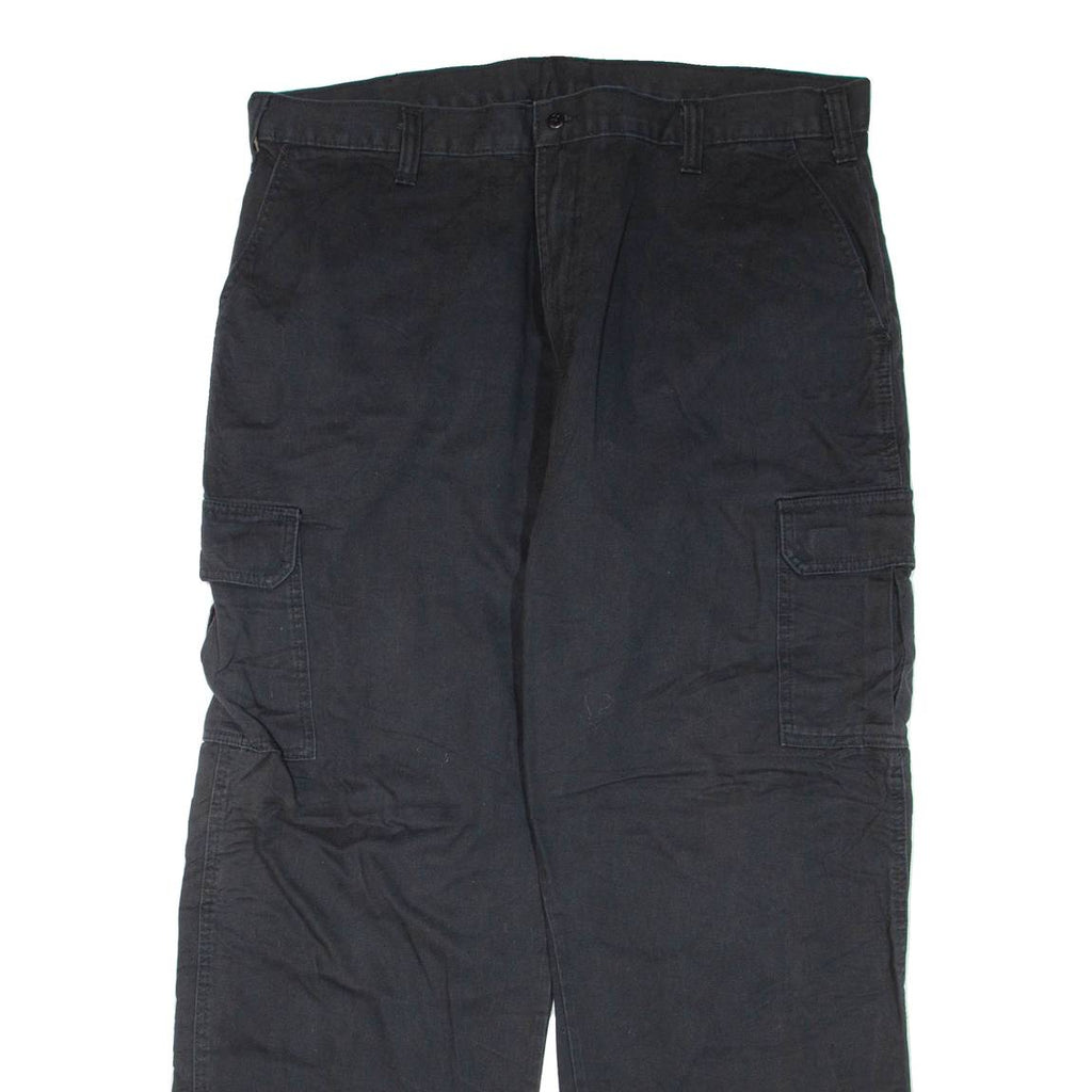 DICKIES Cargo Mens Trousers Black Regular Straight W38 L32