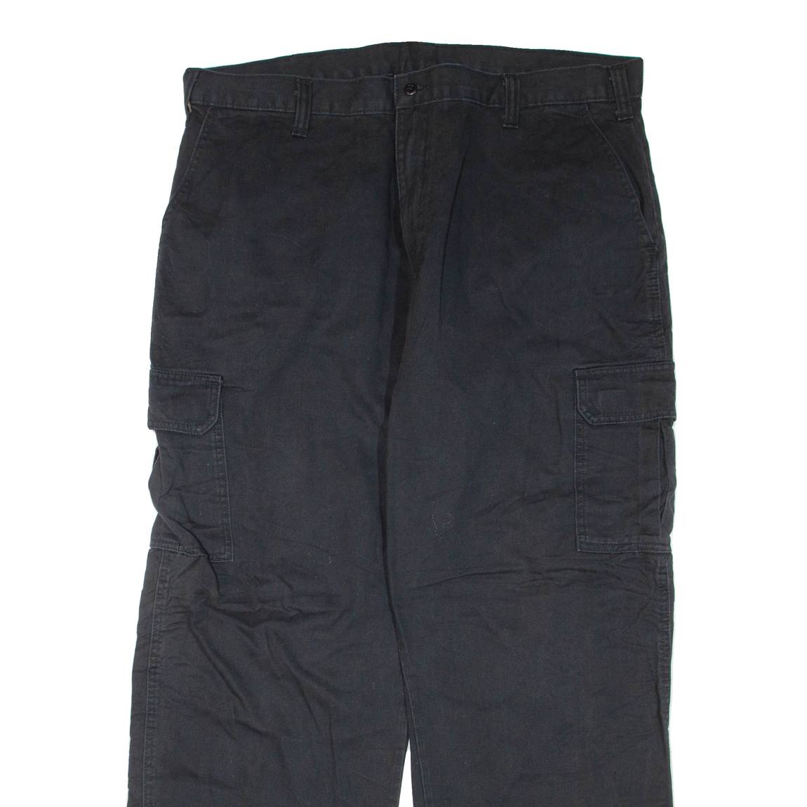 DICKIES Cargo Mens Trousers Black Regular Straight W38 L32