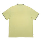 NIKE Mens Yellow Polo Shirt XL Cotton Blend Short Sleeve Zip Collar