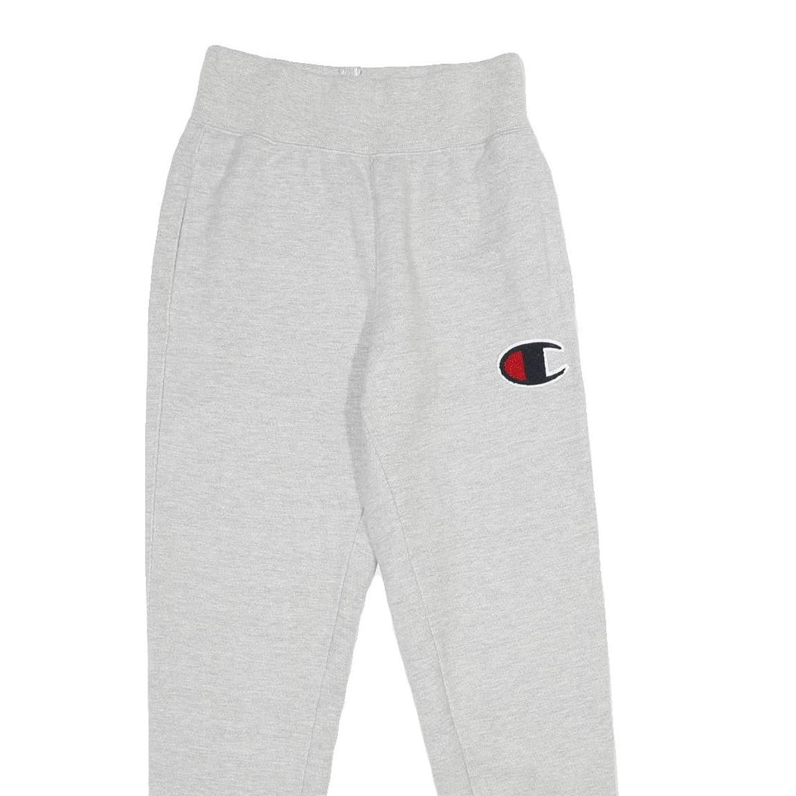 CHAMPION Mens Joggers Grey XS W24 L30 Cotton Blend Classic Tapered Fit