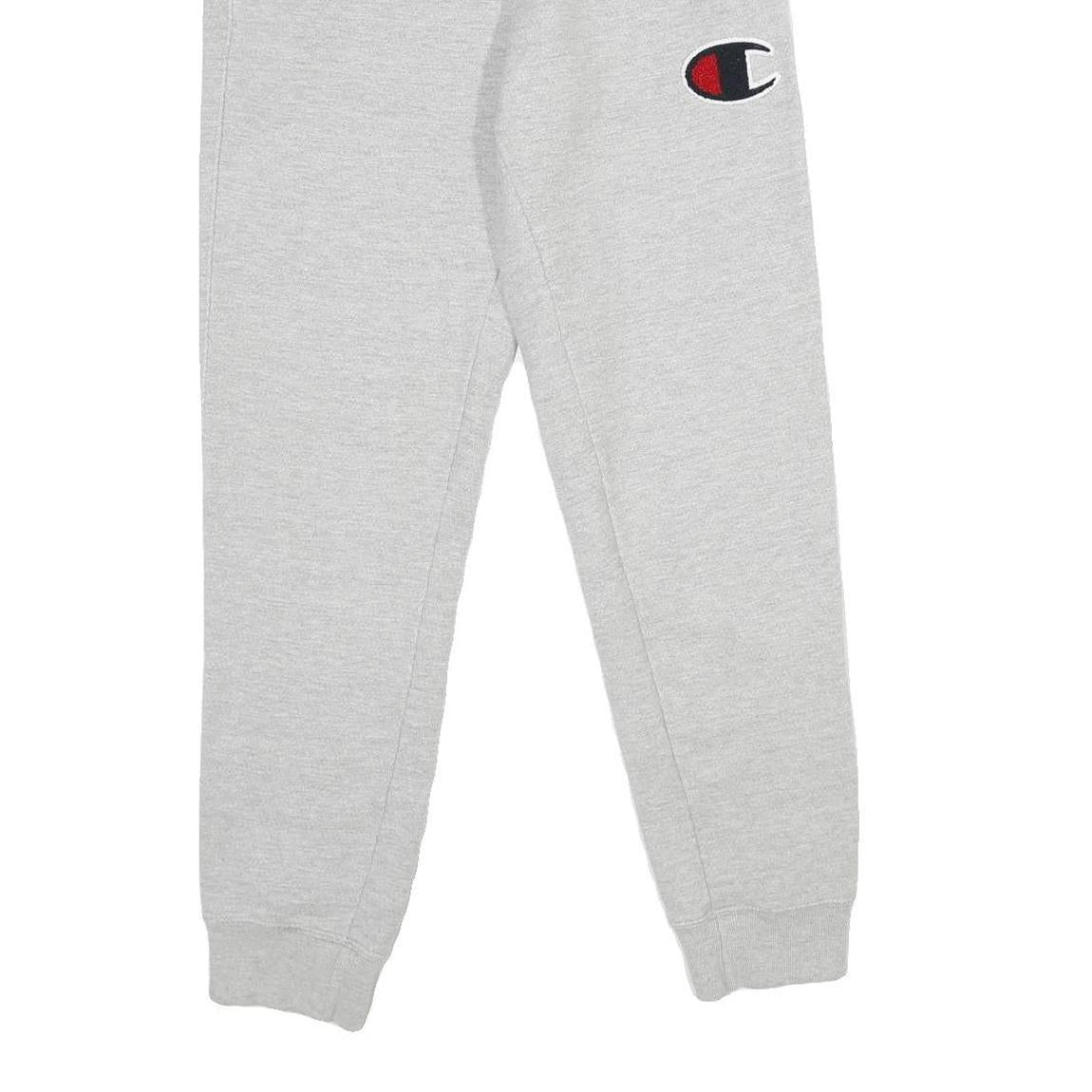 CHAMPION Mens Joggers Grey XS W24 L30 Cotton Blend Classic Tapered Fit