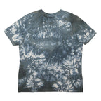 ADIDAS ORIGINALS Mens Black & White Tie Dye Graphic T-Shirt L Short Sleeve Crew