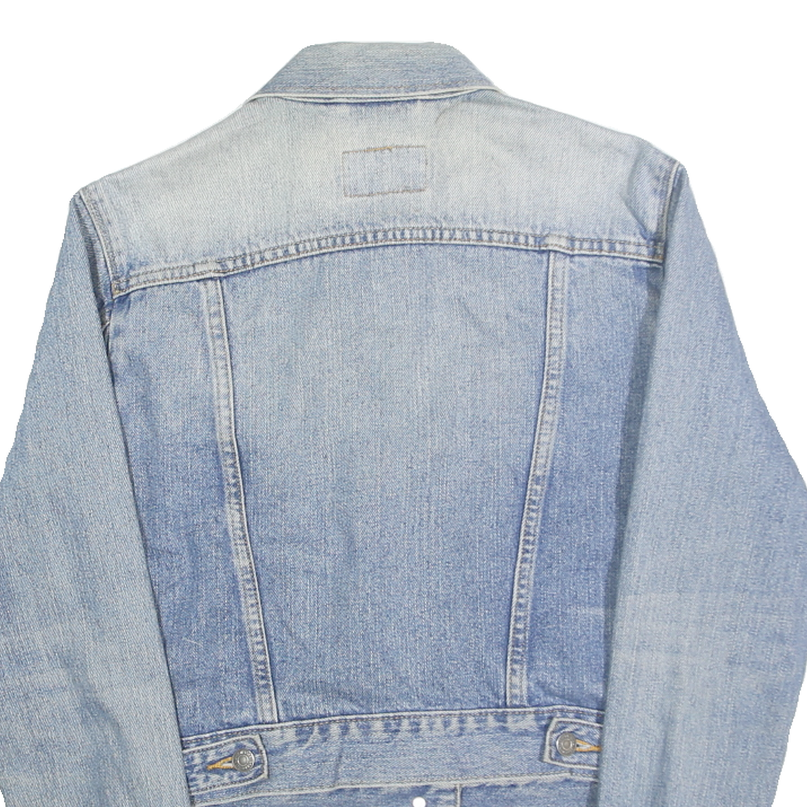 LEVI'S Womens Blue Denim Button Jacket M Cotton Classic Trucker Style