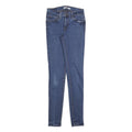 LEVI'S 710 Womens Jeans Blue Slim Skinny Denim W28 L32 Stretch Cotton Blend