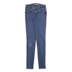 LEVI'S 710 Womens Jeans Blue Slim Skinny Denim W28 L32 Stretch Cotton Blend