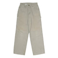 CARHARTT Mens Cotton Beige Regular Straight Trousers W26 L29 Workwear Casual
