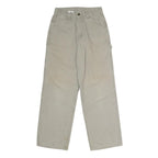 CARHARTT Mens Cotton Beige Regular Straight Trousers W26 L29 Workwear Casual