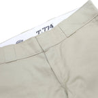 DICKIES Womens Regular Fit Beige Cotton Blend Trousers W28 L28 Casual Work Wear