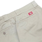 DICKIES Womens Regular Fit Beige Cotton Blend Trousers W28 L28 Casual Work Wear
