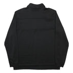ADIDAS Mens Black 1/4 Zip XL Sweatshirt Polyester Athletic Top